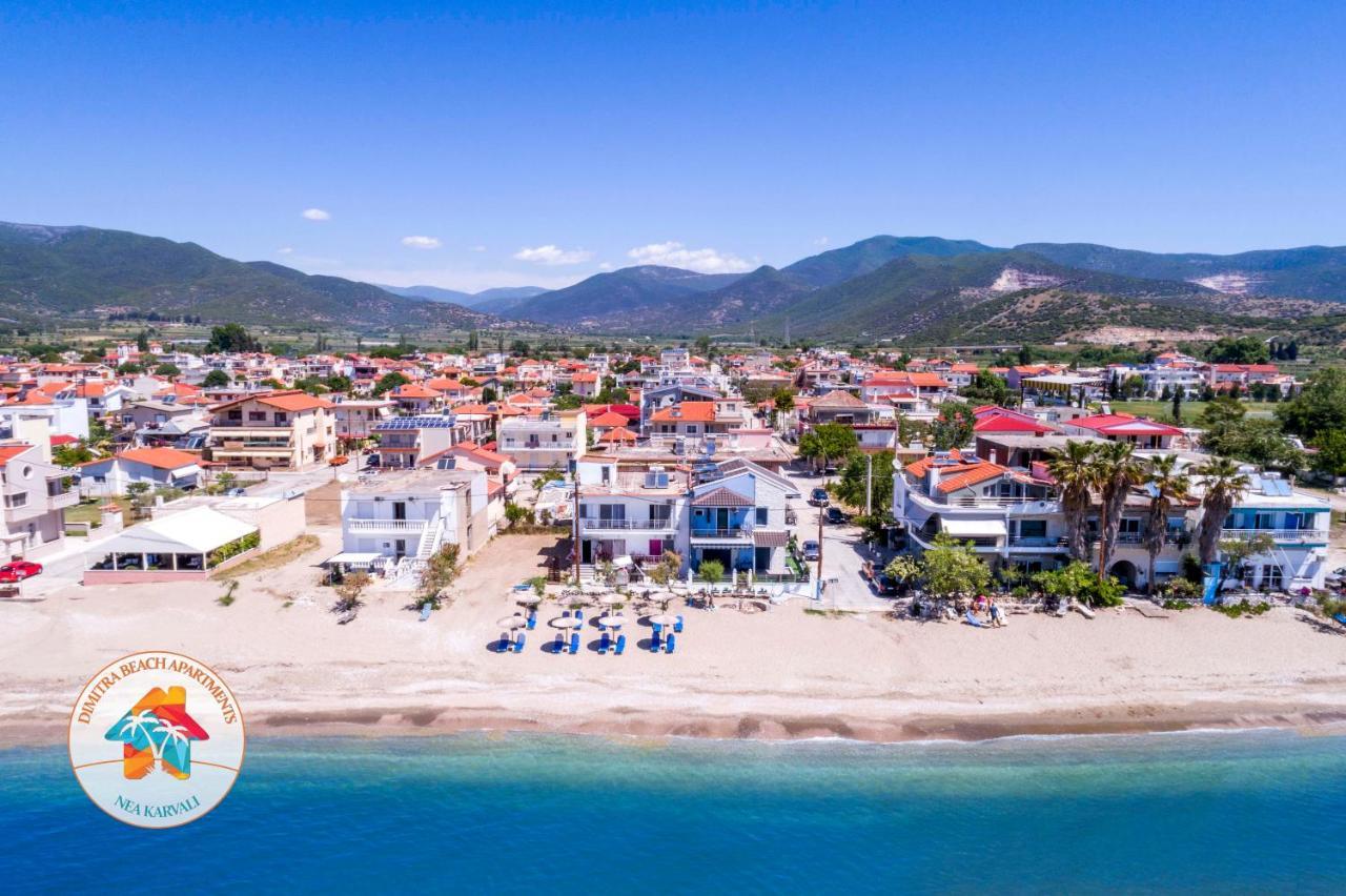 Dimitra Beach Apartments - Nea Karvali Kavala Zewnętrze zdjęcie